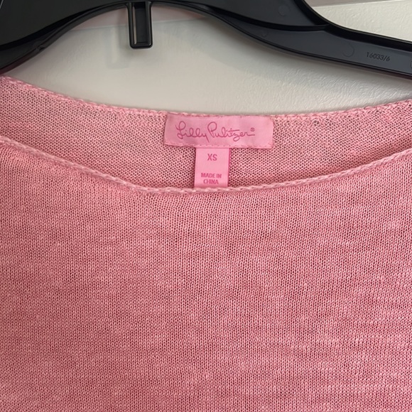 Lilly Pulitzer Linen Top XS - Picture 2 of 2